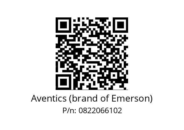   Aventics (brand of Emerson) 0822066102