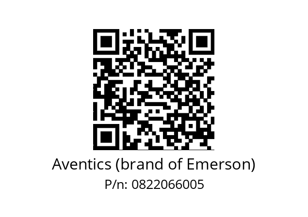   Aventics (brand of Emerson) 0822066005