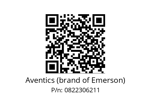   Aventics (brand of Emerson) 0822306211