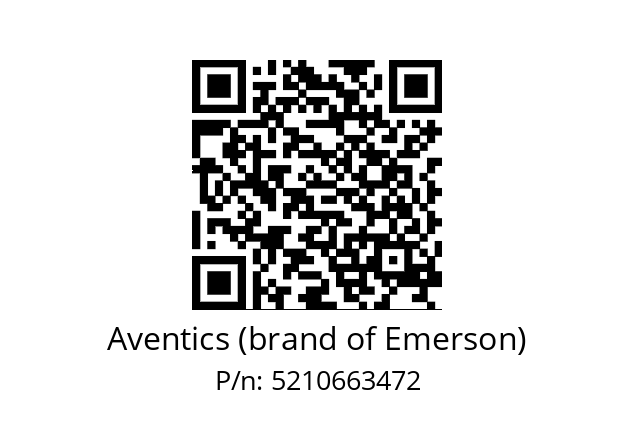   Aventics (brand of Emerson) 5210663472