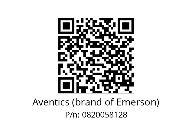   Aventics (brand of Emerson) 0820058128