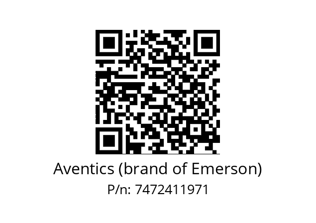   Aventics (brand of Emerson) 7472411971