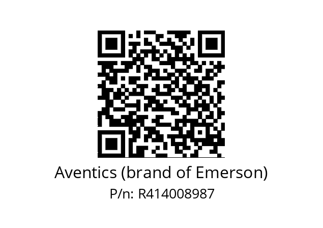   Aventics (brand of Emerson) R414008987