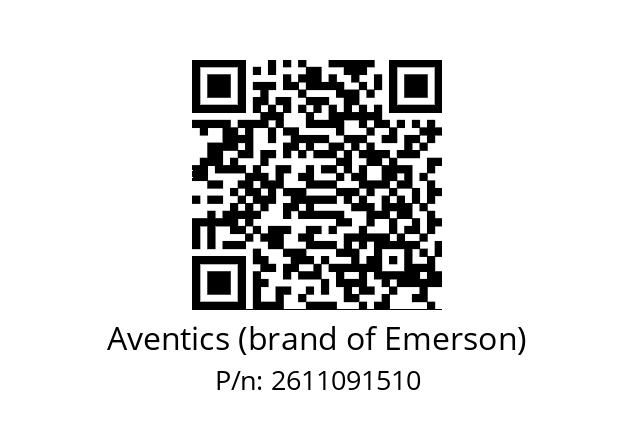   Aventics (brand of Emerson) 2611091510