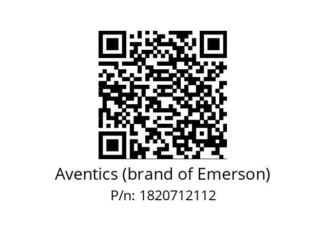   Aventics (brand of Emerson) 1820712112