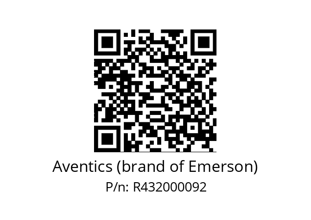   Aventics (brand of Emerson) R432000092