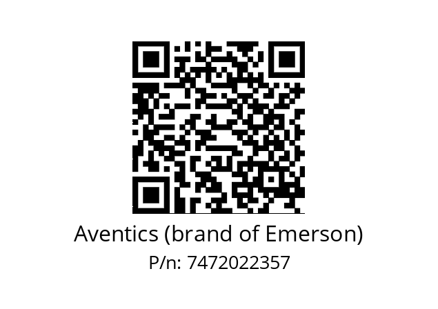   Aventics (brand of Emerson) 7472022357