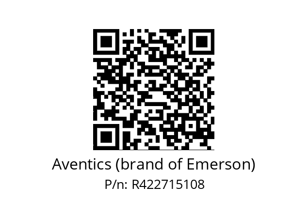   Aventics (brand of Emerson) R422715108