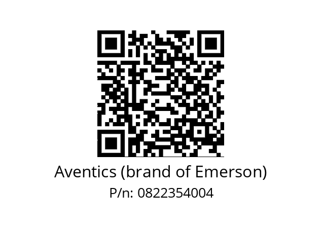   Aventics (brand of Emerson) 0822354004