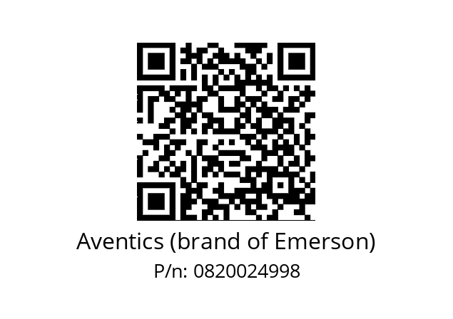   Aventics (brand of Emerson) 0820024998