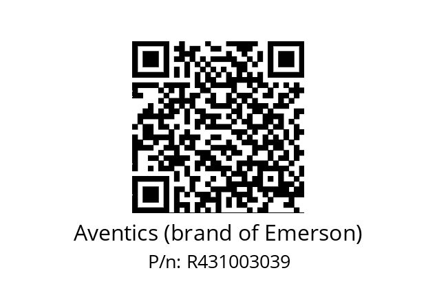   Aventics (brand of Emerson) R431003039