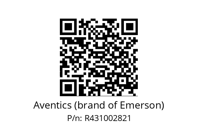   Aventics (brand of Emerson) R431002821