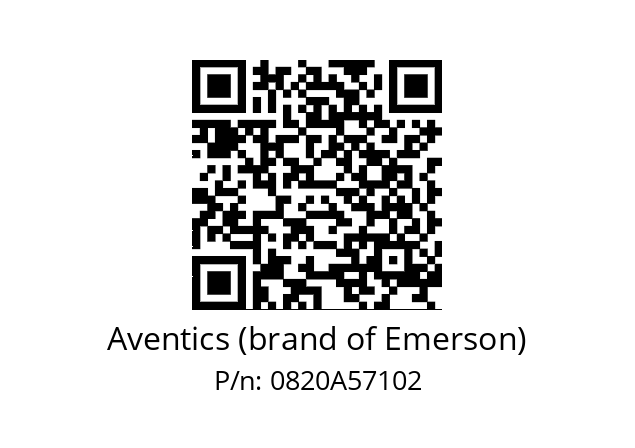   Aventics (brand of Emerson) 0820A57102