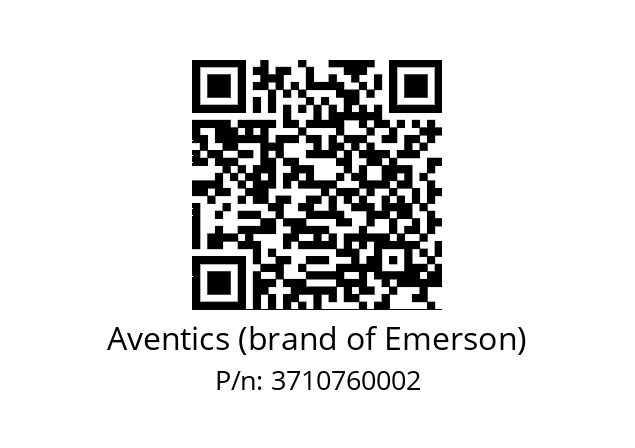   Aventics (brand of Emerson) 3710760002