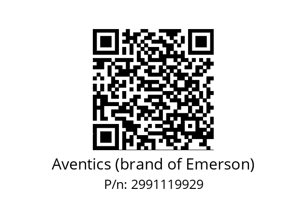   Aventics (brand of Emerson) 2991119929