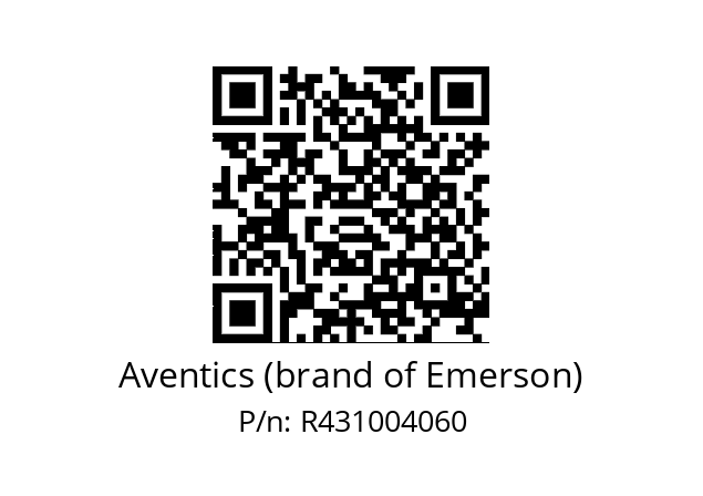   Aventics (brand of Emerson) R431004060