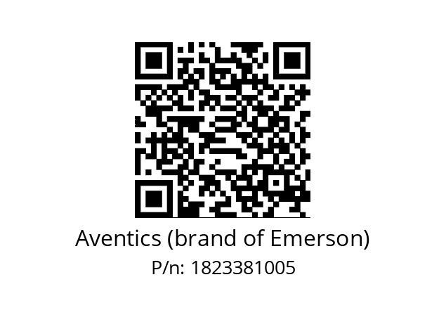   Aventics (brand of Emerson) 1823381005