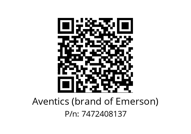   Aventics (brand of Emerson) 7472408137