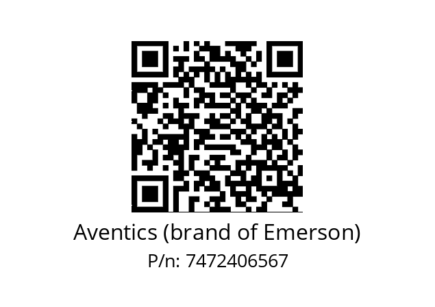   Aventics (brand of Emerson) 7472406567