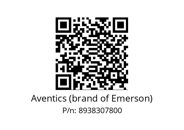   Aventics (brand of Emerson) 8938307800