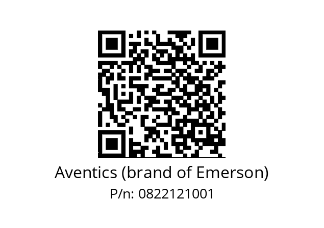   Aventics (brand of Emerson) 0822121001