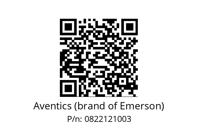   Aventics (brand of Emerson) 0822121003