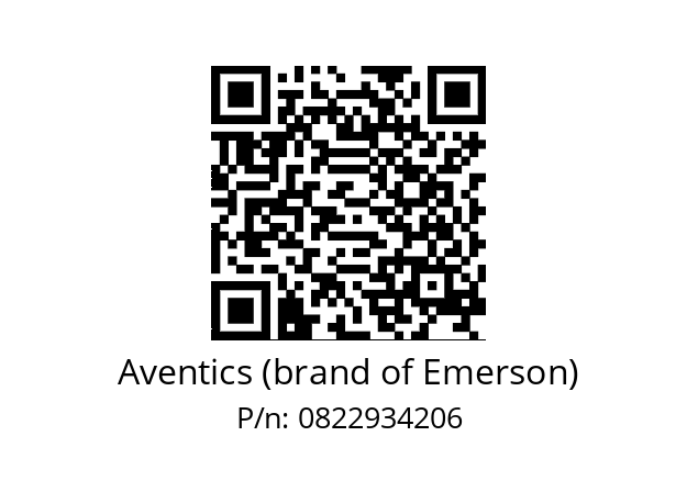   Aventics (brand of Emerson) 0822934206