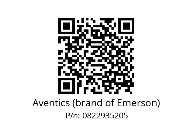   Aventics (brand of Emerson) 0822935205