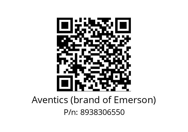   Aventics (brand of Emerson) 8938306550