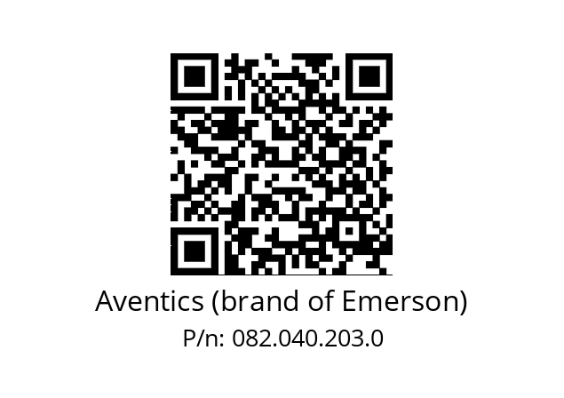   Aventics (brand of Emerson) 082.040.203.0