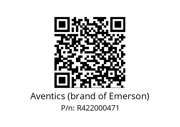   Aventics (brand of Emerson) R422000471