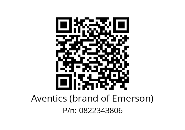   Aventics (brand of Emerson) 0822343806