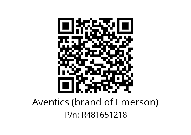   Aventics (brand of Emerson) R481651218