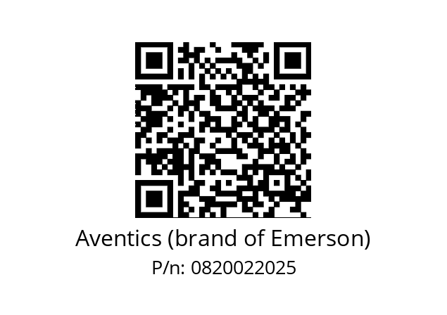   Aventics (brand of Emerson) 0820022025