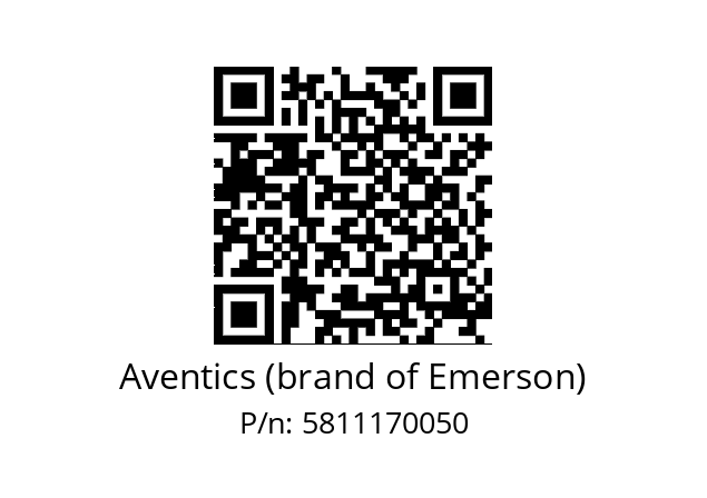   Aventics (brand of Emerson) 5811170050