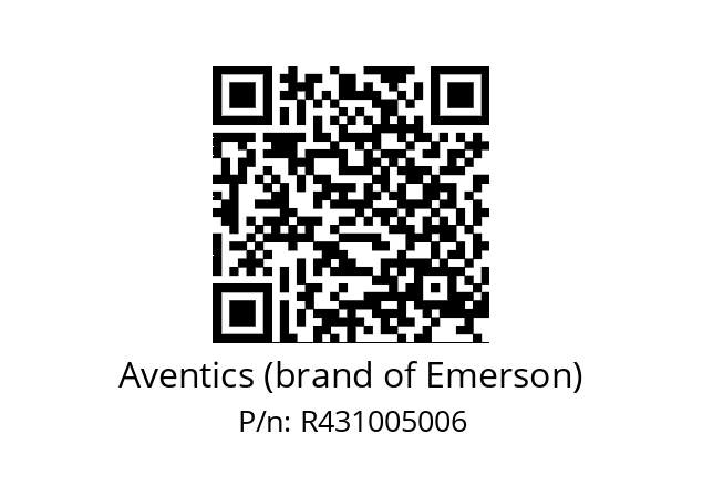   Aventics (brand of Emerson) R431005006