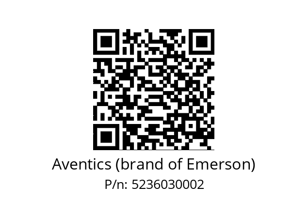   Aventics (brand of Emerson) 5236030002