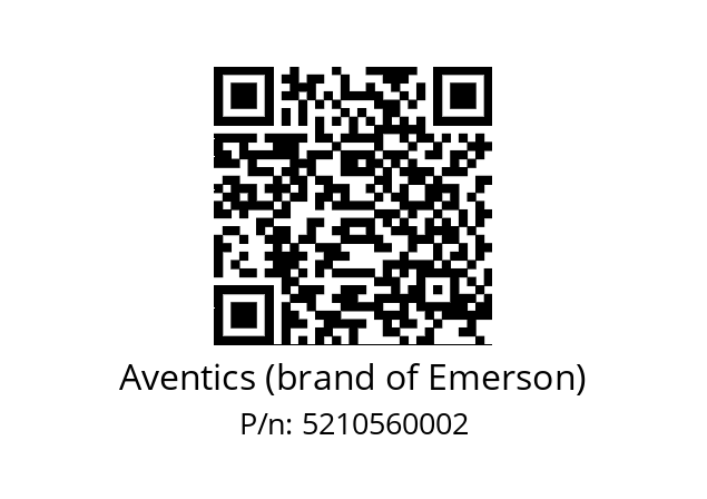   Aventics (brand of Emerson) 5210560002