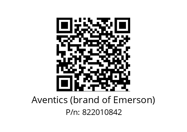   Aventics (brand of Emerson) 822010842