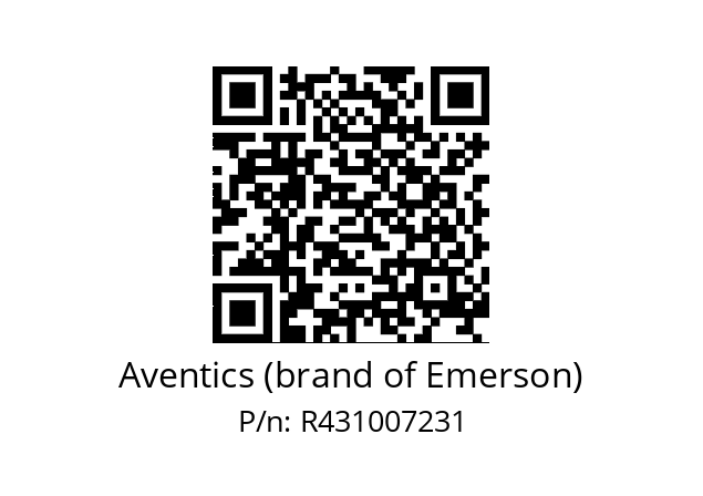   Aventics (brand of Emerson) R431007231