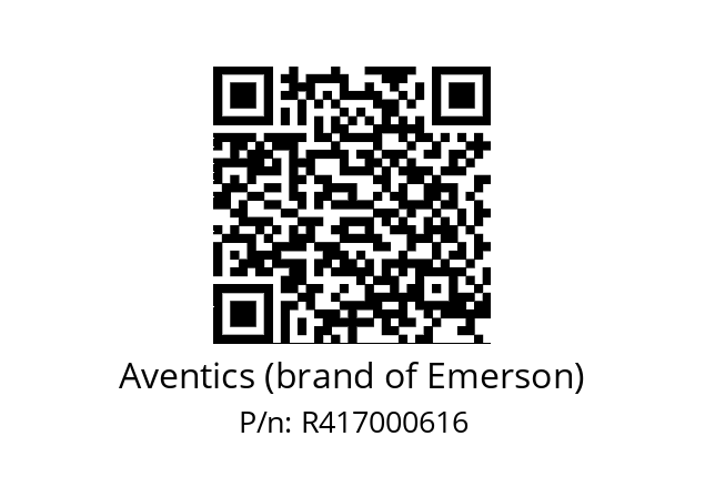   Aventics (brand of Emerson) R417000616