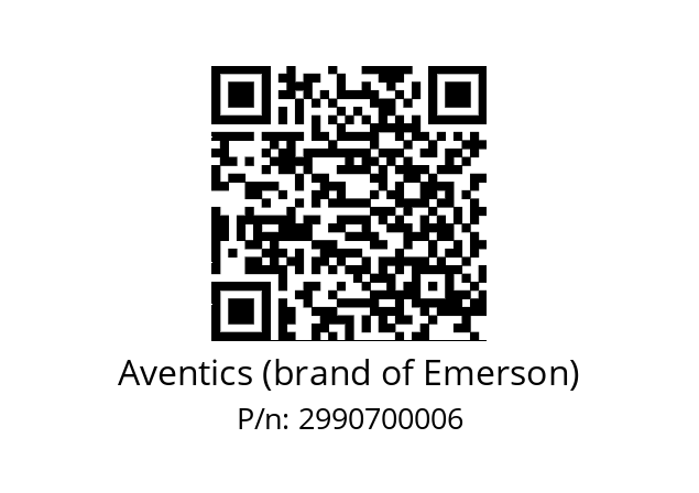   Aventics (brand of Emerson) 2990700006