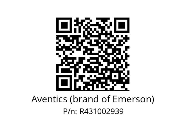   Aventics (brand of Emerson) R431002939