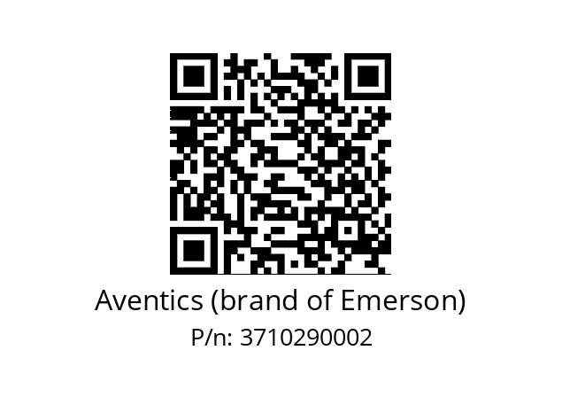   Aventics (brand of Emerson) 3710290002