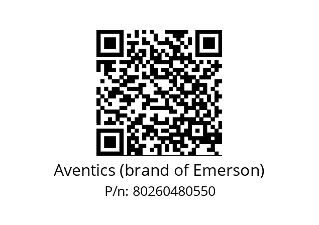   Aventics (brand of Emerson) 80260480550