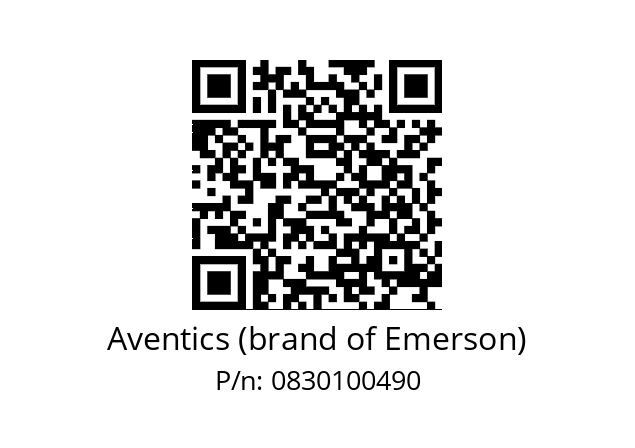   Aventics (brand of Emerson) 0830100490