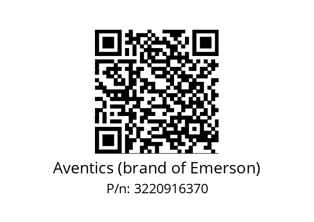   Aventics (brand of Emerson) 3220916370