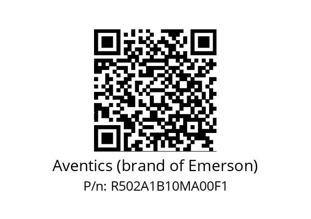   Aventics (brand of Emerson) R502A1B10MA00F1