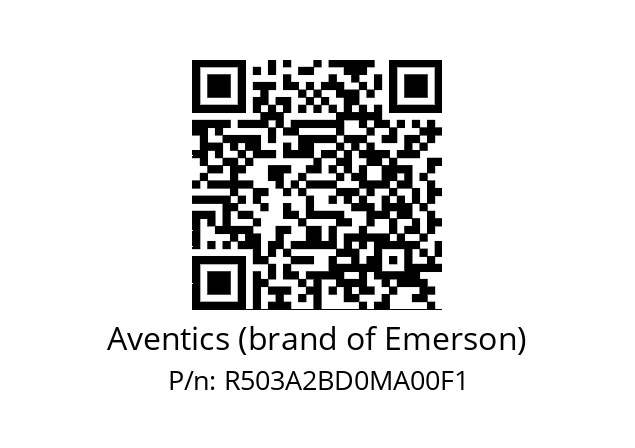   Aventics (brand of Emerson) R503A2BD0MA00F1