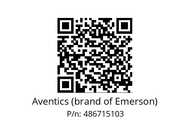   Aventics (brand of Emerson) 486715103